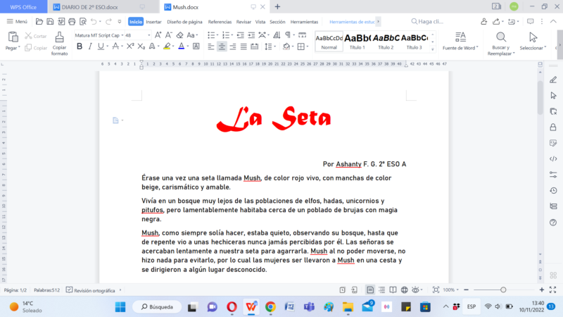 Una Historia de Aventuras